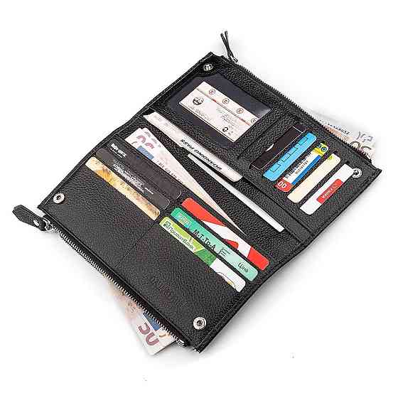 Гаманець ST Leather 18383 (ST420) надійний Чорний Київ