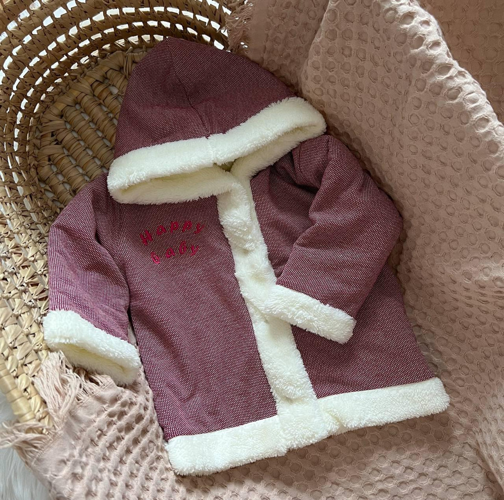 Дитяча кофта "Happy baby" з вишивкою футер, махра зріст 86 см (12 – 18 місяців) Betis Червоний Кривий Ріг - фото 1