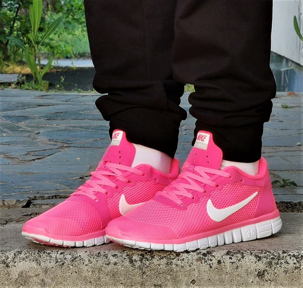 Кросівки Nike Free 3.0 Сіточка Жіночі Найк Літні Рожеві Мокасини (розміри: 38,39,40) Дніпро - фото 5