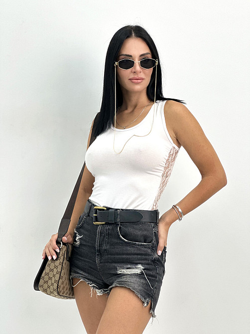 Майка-борцовка Гіпюр Білий Київ - фото 3