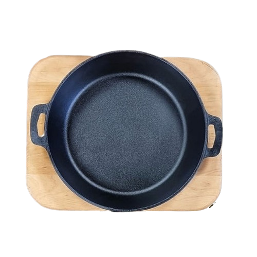 Жаровня d20*4см з підставкою чавунна лита Т1011-01Ук HoReCa Майстерня Житомир - фото 2