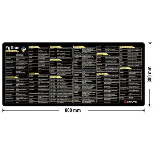 Ігрова поверхня, великий килимок для мишки 80x30см, Excovip Python Київ - фото 2