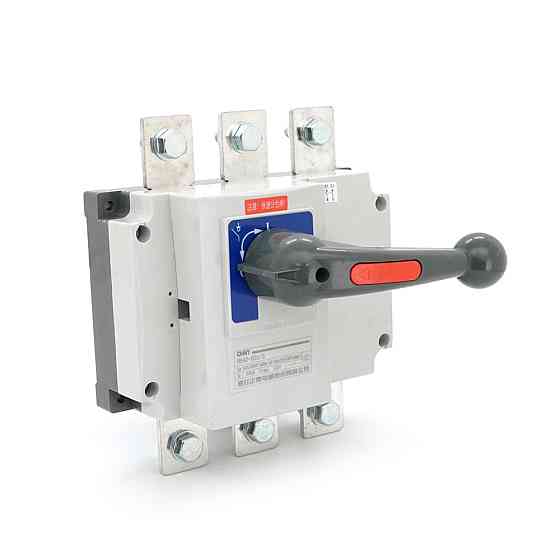 Ручний вимикач/роз'єднувач/рубильник CHINT NH40-630/3P, 380V, 630A, стандартна рукоятка Київ