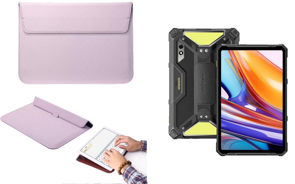 Чехол-конверт VitoCase для Ulefone Armor Pad 3 Pro, с функцией подставки для планшета Фиолетовый Киев - изображение 1
