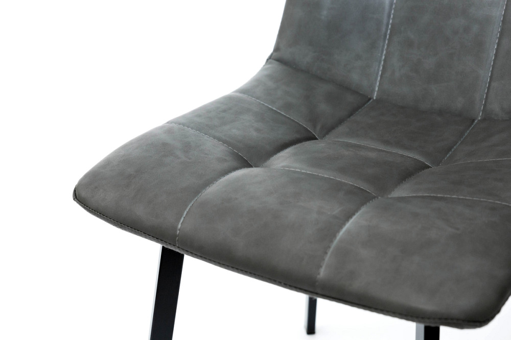 Стілець Чілі (квадрат) чорний/ антрацитRU-08 Киев - изображение 5