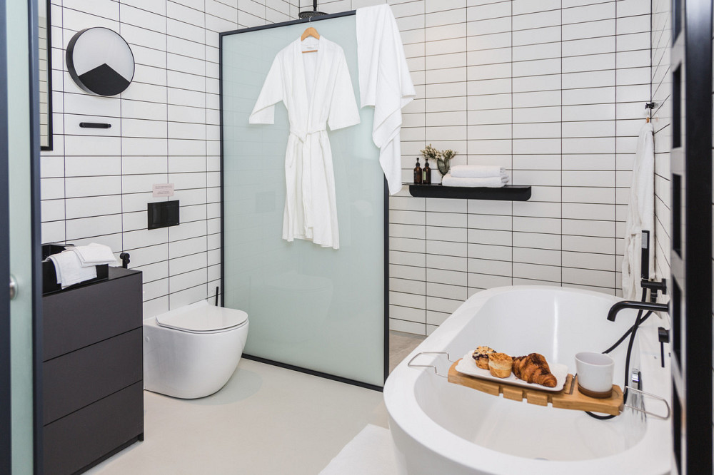 Халат готельний Ecotton XXL вафельний білий з поясом універсальний White 52-54 розмір унісекс Коломия - фото 5