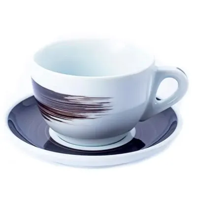 Чашка Ancap cappuccino large 260 мл, серія Verona Millecolori Black (35132) Винница - изображение 1