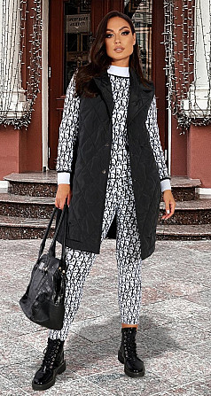 Тёплый вязанный костюм (42-46) Киев - изображение 2