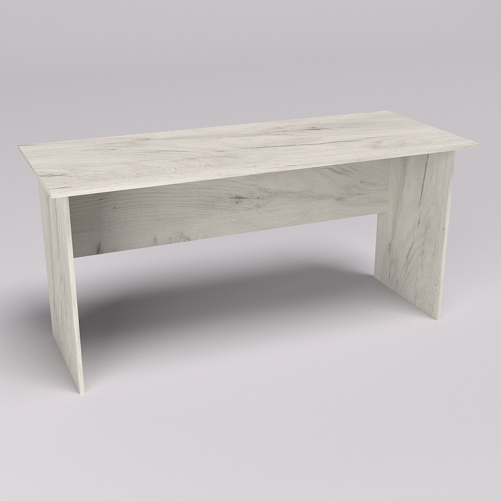 Стіл офісний СП, Дуб Крафт Білий, 1600/650/760 Львів - фото 1