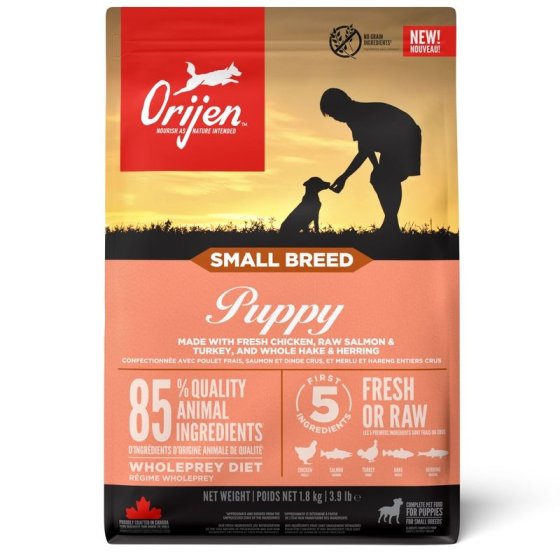 Orijen Small Breed Puppy (Оріджен Смал Брид Паппі) сухий корм для цуценят малих порід 1.8 кг. Запоріжжя