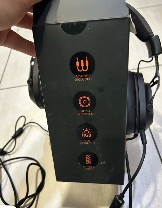 Ігрова гарнітура GamePro HS783 RGB Black. Харків - фото 6