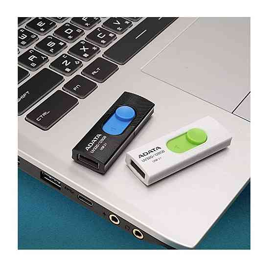 Flash A-DATA USB 3.0 AUV 320 32Gb Black/Blue Київ