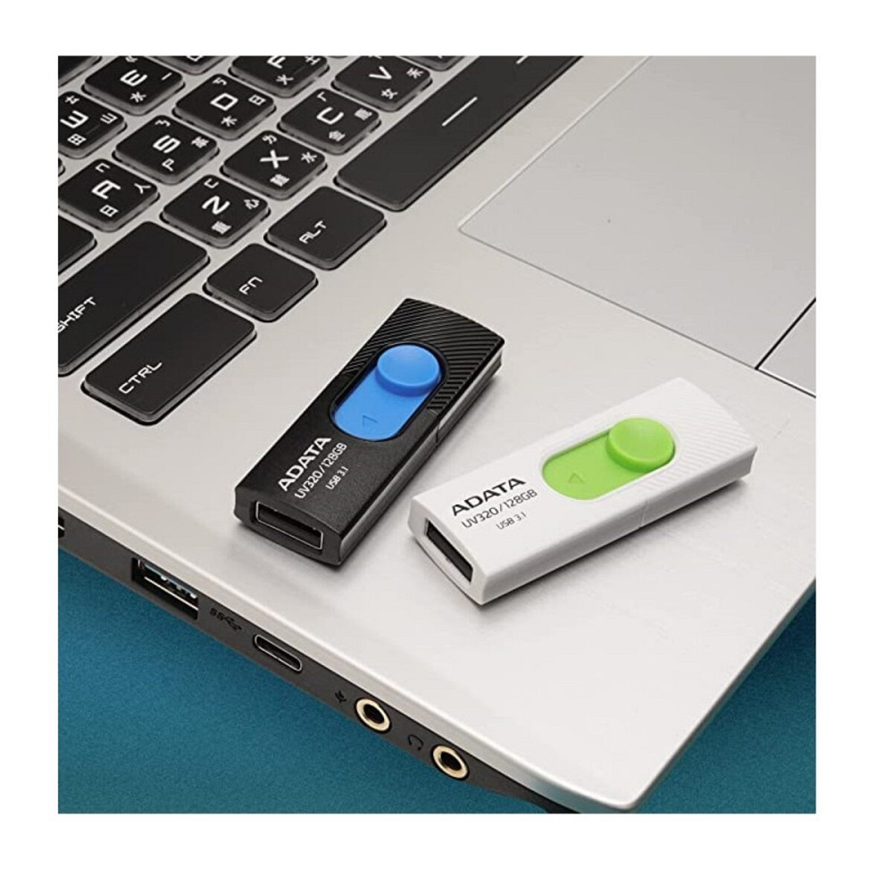 Flash A-DATA USB 3.0 AUV 320 32Gb Black/Blue Київ - фото 4