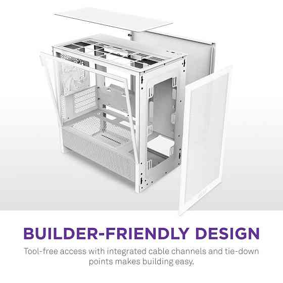 Корпус NZXT H3 Flow White без БЖ (CC-H31FW-01) ( 11654 ) Харків