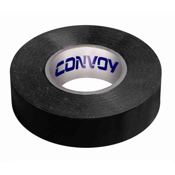 Ізоляційна стрічка 3M 20 м x19мм х0,13мм чорна Convoy PVC Tape CV-19 Винница