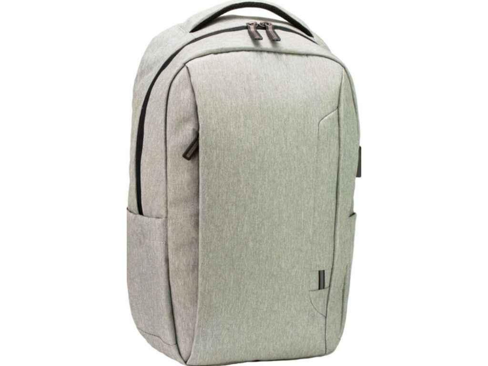 Рюкзак полиэстр серый 44*29*15см USB Techno арт.O97590-03 ТМ OPTIMA Киев - изображение 1