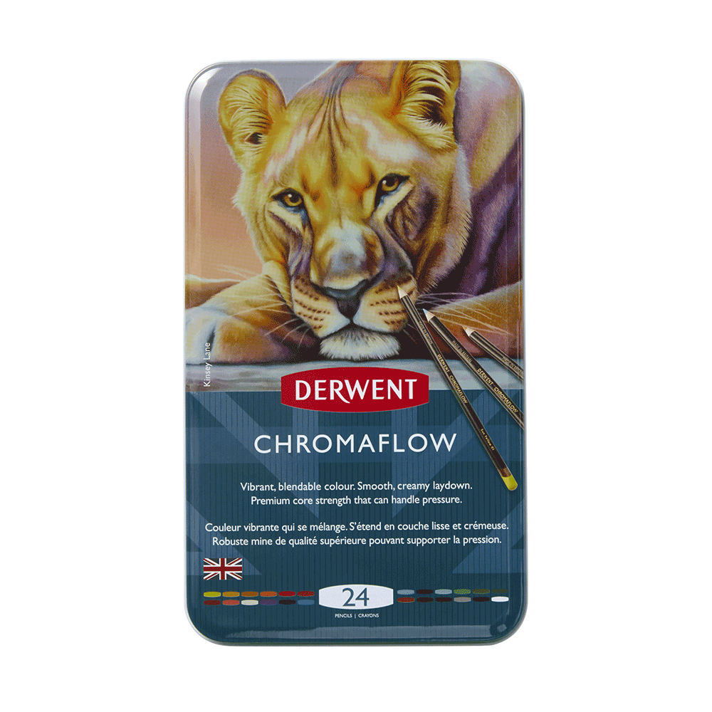 Цветные карандаши Colour Chromaflow 24 шт Derwent Киев - изображение 1
