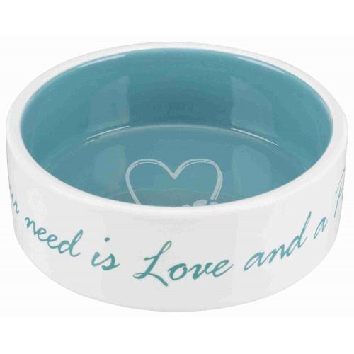 Миска Trixie Pet's Home для собак, керамічна, 12 см, 300 мл (блакитна) Вінниця - фото 1