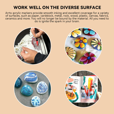 Художественный маркер Arrtx акриловые AACM-03-32, 32 цвета (LC302802) Винница - изображение 12