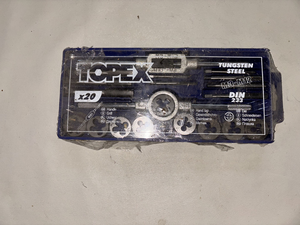 Набор метчиков и плашек М3-М12. Харьков - изображение 1