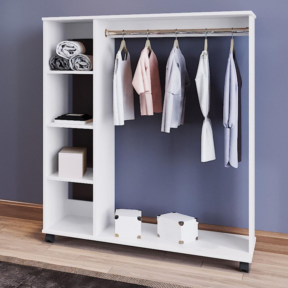 Гардеробная стойка Doros Д1 100х41,6х129,4 см Белый (DRS-011415) Львов - изображение 4