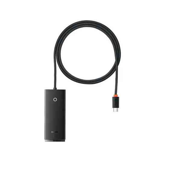 USB-хаб Baseus Lite Series 4-Port Type-C HUB Adapter (Type-C to USB 3.0*4 ) 1m Black Одесса