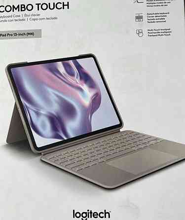 Нова клавіатура Logitech Combo Touch для Ipad Pro 12.9’. Колір - сірий. Київ
