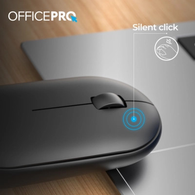 Мышка OfficePro M185B Silent Click Wireless Black (M185B) Винница - изображение 5