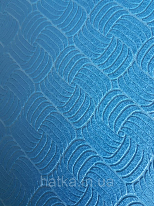 Шпалери вінілові Lutece Melody 51197301 геометрія смуги фігури структурні сині Київ - фото 1