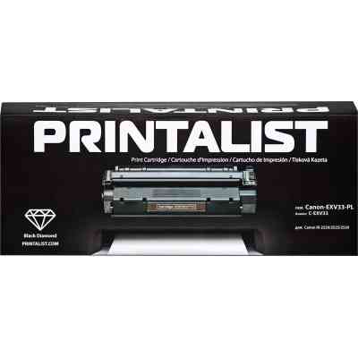 Тонер-картридж Printalist Canon C-EXV33 Black (Canon-EXV33-PL) Винница