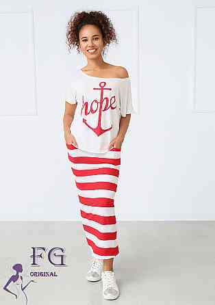 Літній костюм "Maritime" оптом | Розпродаж моделі 46-48 Київ