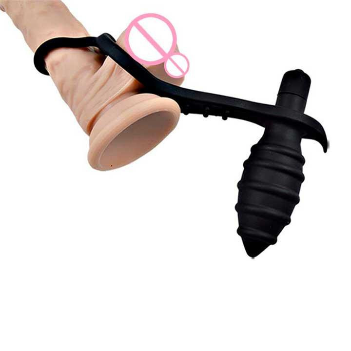 Уникальный Вибромассажер для анальной стимуляции и массажа простаты 10-ти частотный 3.6 см - Черный Винница - изображение 3