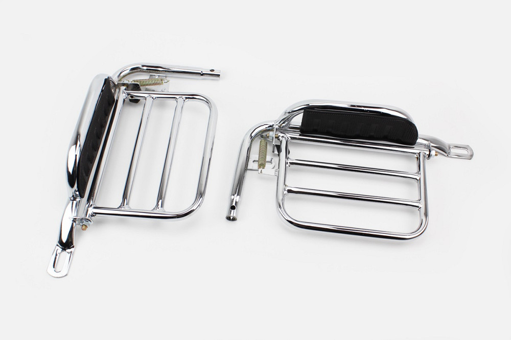 Багажник задній + підніжки "ХРОМ" + відкидна вантажна бічна платформа (лів, прав.), к-кт, тип 2 Київ - фото 3