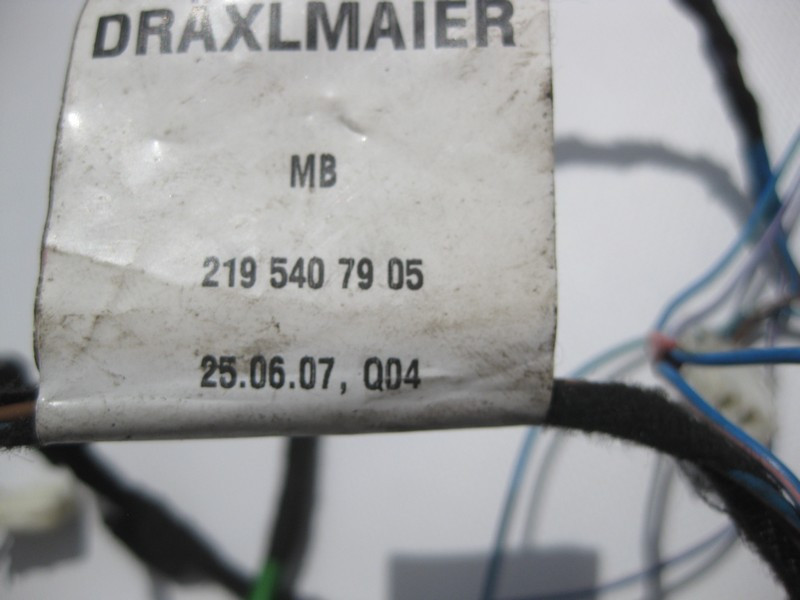 Mercedes-Benz  A2195407905 Електропроводка задніх підголівників CLS C219 Одесса - изображение 4