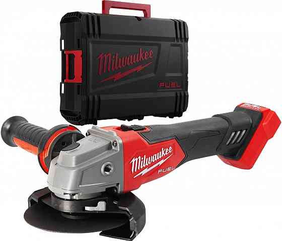Шлифмашина угловая аккумуляторная MILWAUKEE, M18 FSAG125X-0X, диаметр 125мм (HDкейс) Одесса