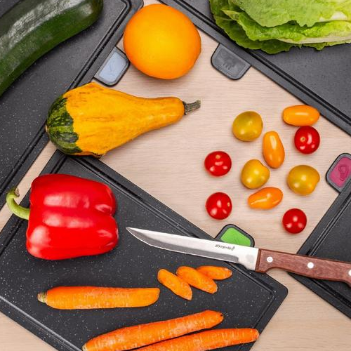 Набір дошок кухонних (4 дошки + підставка) 5225 KAMILLE Житомир