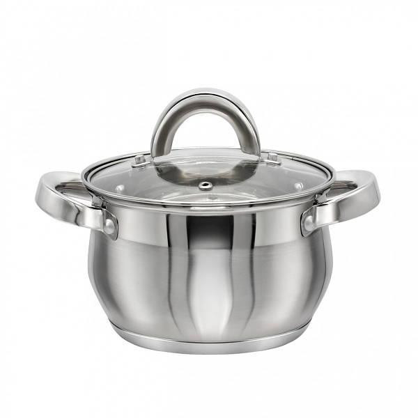 Кастрюля нержавейка 4л с крышкой Харьков - изображение 1