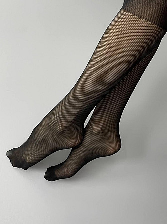 Гольфи жіночі Viva Fishnet 20 den 2 пари, беж, чорні Чернівці - фото 3