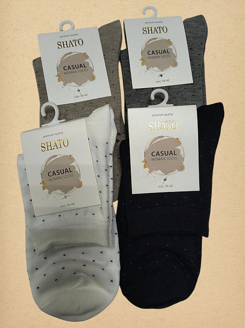 Шкарпетки жіночі Shato Casual woman socks Art.030. Набір жіночих шкарпеток 4 шт. в уп. Розмір 36-40 Київ - фото 4