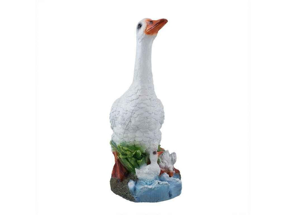 Садова фігурка полістоун 37*19,5*19см Гуска з гусенятами F5047(P) ТМ Деколайн Київ - фото 1