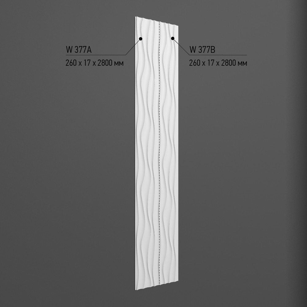 Панель декоративна поліуретанова Art Decor W 377(A+B) Дніпро - фото 4