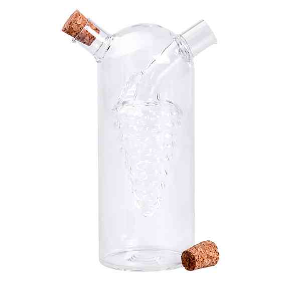 Yiwu Пляшка для олії та оцту 2 в 1 скляна 380 мл для оливкової, соняшникової олії та оцту HP-34 Киев