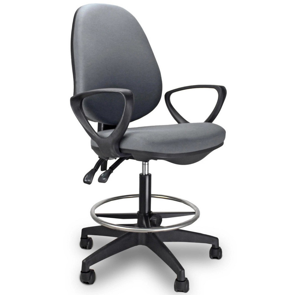 Кресло офисное компьютерное JustSit Argo Ring ткань рабочее для компьютера, офиса Киев - изображение 1