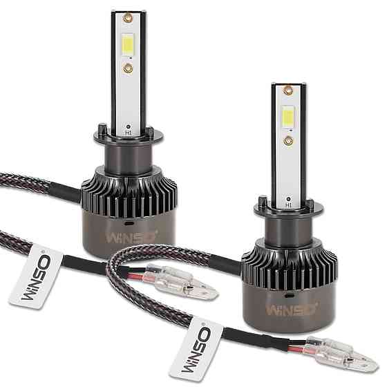 Автолампа Winso LED H1 12/24V 50Вт 5000Лм 6500K CSP3570 2шт Львів