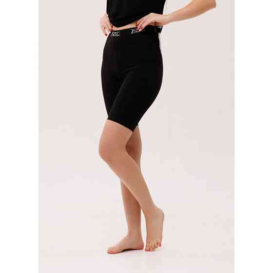 Лосини Велосипедки жіночі Наталюкс 47-2521 XXL, Черный, Серый Киев