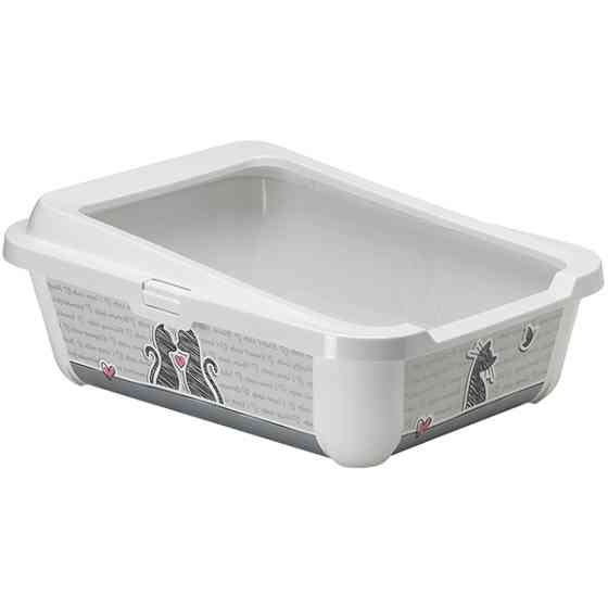Moderna Hercules Cats in Love МОДЕРНА ЗАКОХАНІ КОТИ туалет з бортиком для котів, 51х39х19см Київ