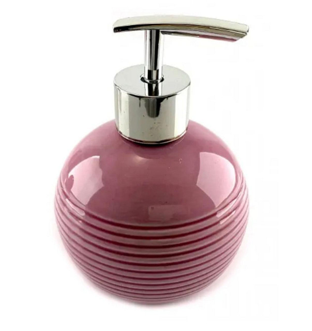 Набір аксесуарів для ванної керамічний рожевий Київ - фото 3