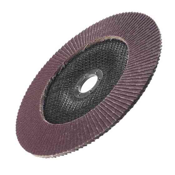 Диск шліфувальний пелюстковий, 180×22 мм, зерно K120, 7000 об/хв INTERTOOL BT-0232 Київ