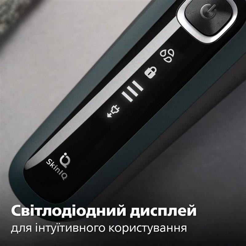 Електробритва Philips S5884/50 чорний із зеленим Харьков - изображение 8