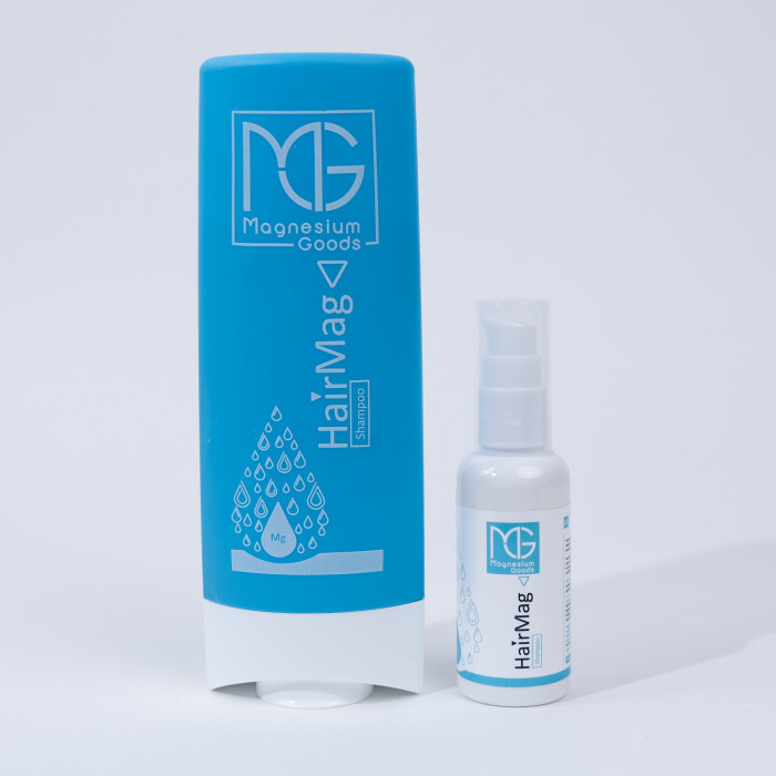 Безсульфатний шампунь для волосся з природним магнієм та амінокислотами HairMag Shampoo Magnesium Goods 200 мл Київ - фото 2
